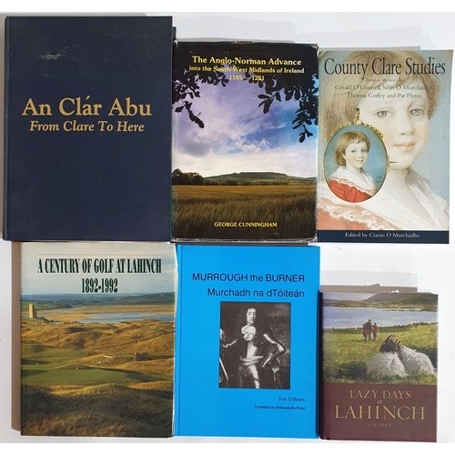 12 - Clare Interest: An Cl&aacute;r Abu, From Clare to Here, 1988; Lazy Days at Lahinch by G A Finn, 2002... 