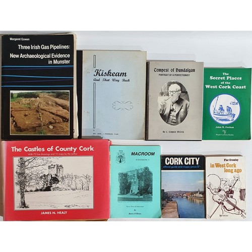 25 - Cork Interest: The Castles of County Cork by James N Healy SIGNED with associated epherema, 1988; Ki... 