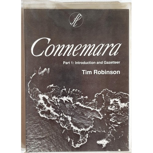 53 - Tim Robinson. Connemara – Part 1: Introduction and Gazetteer and Part 2: A One-Inch Map. With the in... 