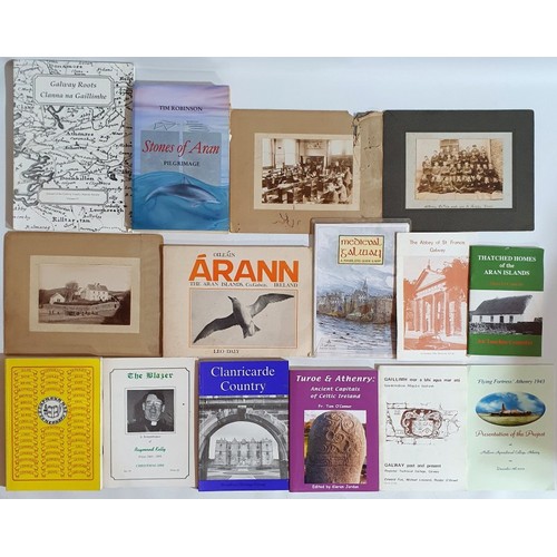 59 - Galway Interest: Thatched Homes of the Aran Islands by Dara Ó Conaola, 1988; The Blazer - In Remembr... 