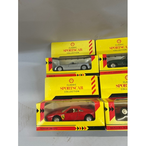 Shell Sportscar Collection - Model Cars x4 by Shell - Mercedes Benz 500 ...