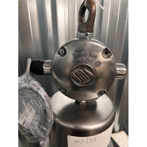 2 - 1 Czech Sawmill Pendant Light with original vintage enamel - Industrial Lamps - retail price E400+ A... 