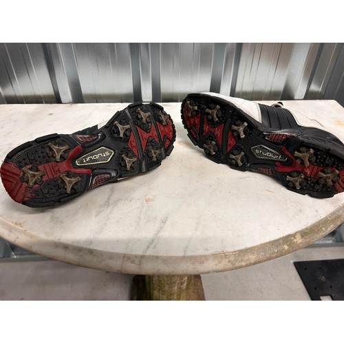 14 - Stuburt leather golf shoes size 7