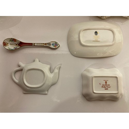 60 - Mixed ceramics vases trays and tableware’s by Coalport, Aynesley etc.

This lot is available for in-... 