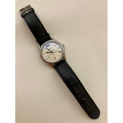 206 - Grovana Day Retrograde model, gent’s wristwatch, 
leather strap

This lot is available for in-house ... 