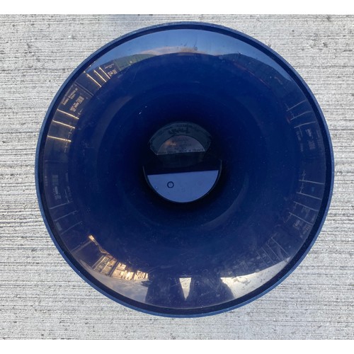 27 - C20th furniture, a blue plastic stool, by French maker Nurieux

This lot is available for in house s... 