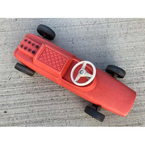 30 - Motor racing toy, ride on childs racing car from the 1970’s

This lot is available for in house ship... 