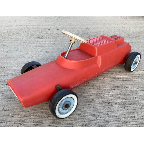30 - Motor racing toy, ride on childs racing car from the 1970’s

This lot is available for in house ship... 