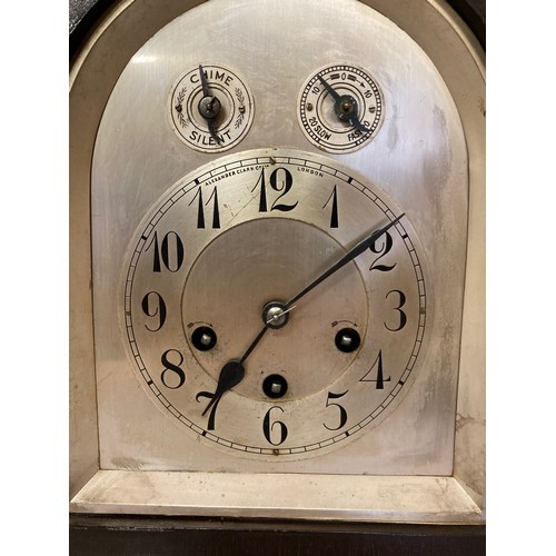 43 - Mahogany cased mantle clock with Jurghans movement 15 inches high

Collection only, within 10 days o... 
