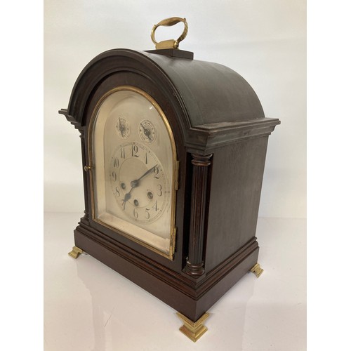 43 - Mahogany cased mantle clock with Jurghans movement 15 inches high

Collection only, within 10 days o... 