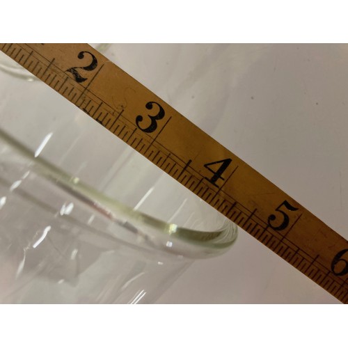 54 - Glass dome lamp shades, 16 industrial glass domes / lamp shades 5 inches in diameter x 5.5 inches de... 