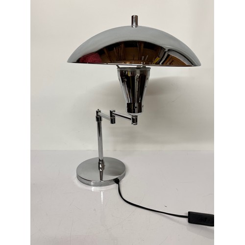 23 - Mid century design lighting, metamorphic chrome plated table lamp 46 cm high

This lot is available ... 