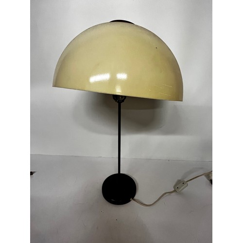 36 - Mid century furnishings, an Underwriters Laboratories table lamp e-6713, overall height 25 inches, s... 