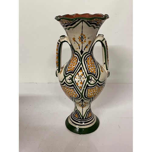 379 - Early C20th Art Nouveau design art pottery vase, signed to the base. 23 cm high

This lot is availab... 