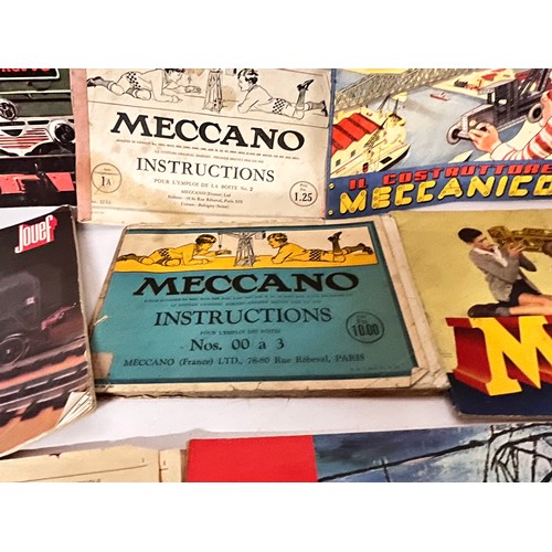 165 - Meccano, Hornby and Jouef toy train and constructor model kit instructions and sales catalogues, 10 ... 