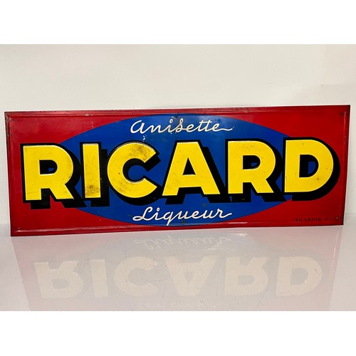 168 - Breweryana, a Ricard enamel advertising sign 84 cm x 30 cm

This lot is available for in-house shipp... 