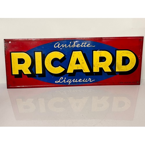 169 - Breweryana, a Ricard enamel advertising sign 84 cm x 30 cm

This lot is available for in-house shipp... 