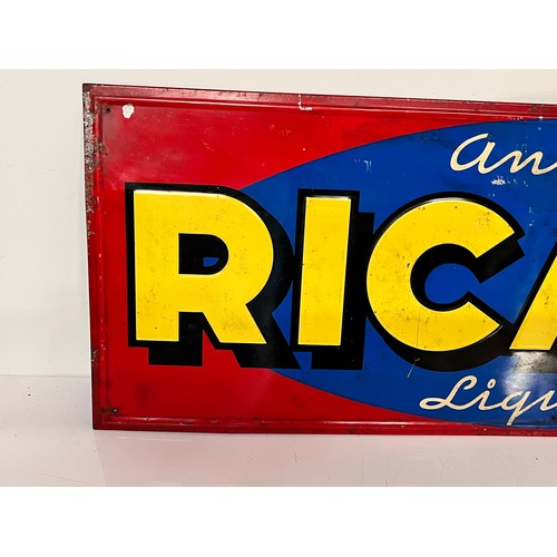 169 - Breweryana, a Ricard enamel advertising sign 84 cm x 30 cm

This lot is available for in-house shipp... 