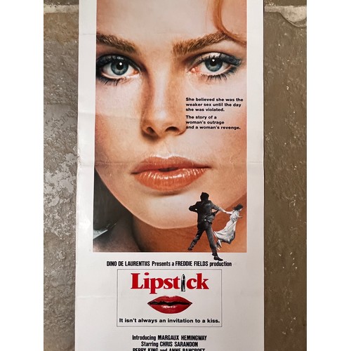 177 - Original 1976 film poster, Lipstick, 91 cm x 35.5 cm.

This lot is available for in-house shipping