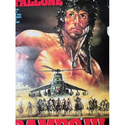 179 - Movie Poster, Rambo III, 83 cm x 59.5 cm

This lot is available for in-house shipping