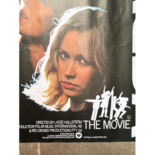 180 - Film poster, Abba The Movie, 101 cm x 76 cm

This lot is available for in-house shipping