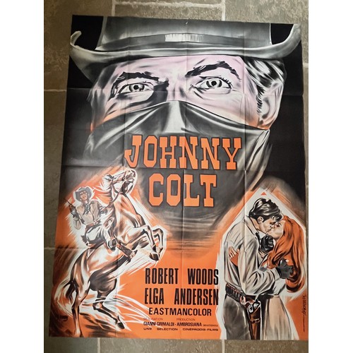 183 - Large Cowboy Western Movie poster, film Johnny Colt from 1966, 116 cm x 153 cm

This lot is availabl... 