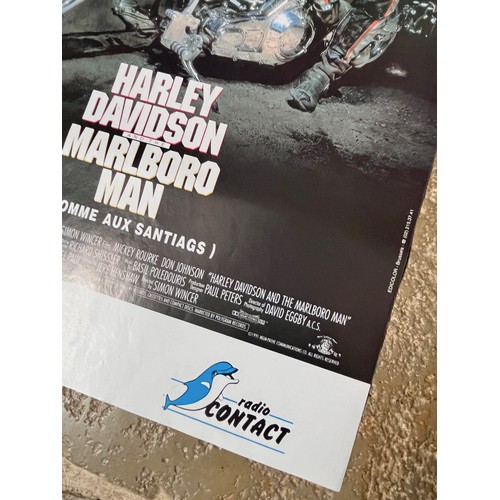 188 - Movie Poster, 1991 film Harley Davidson and The Marlboro Man, 50 cm x 32.5 cm

This lot is available... 