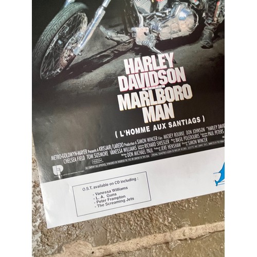 188 - Movie Poster, 1991 film Harley Davidson and The Marlboro Man, 50 cm x 32.5 cm

This lot is available... 