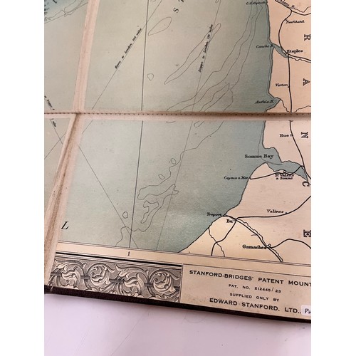 197 - Automobilia, pre-war linen backed fold out Autocar map of England and Wales and an AA Road Book of S... 