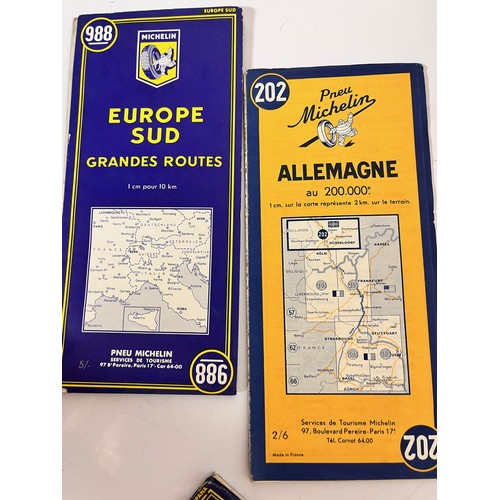 198 - Automobilia, Collection of Michelin maps and a Guide book for Bretagne.

This lot is available for i... 