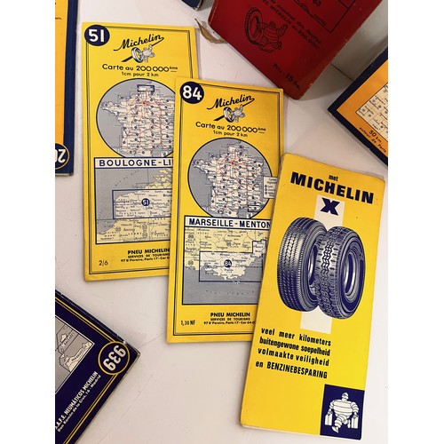 198 - Automobilia, Collection of Michelin maps and a Guide book for Bretagne.

This lot is available for i... 