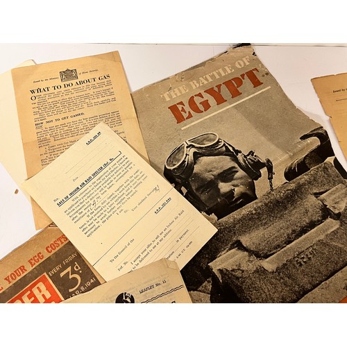 201 - Military WWII ephemera, emergency procedures and guides and properganda booklets. 14 in all.

This l... 