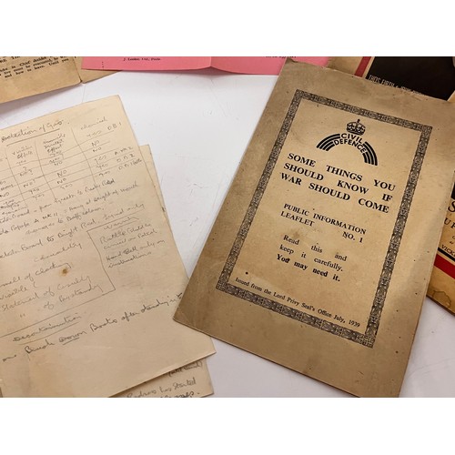 201 - Military WWII ephemera, emergency procedures and guides and properganda booklets. 14 in all.

This l... 