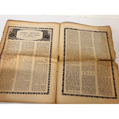 202 - Ephemera, Soviet Communist properganda 1924 edition of Manchester Guardian.

This lot is available f... 