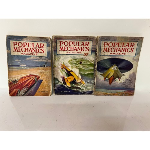 237 - Ephemera, 3 issues of US monthly magazine Popular Mechanics  from 1929 and 1930.

This lot is availa... 