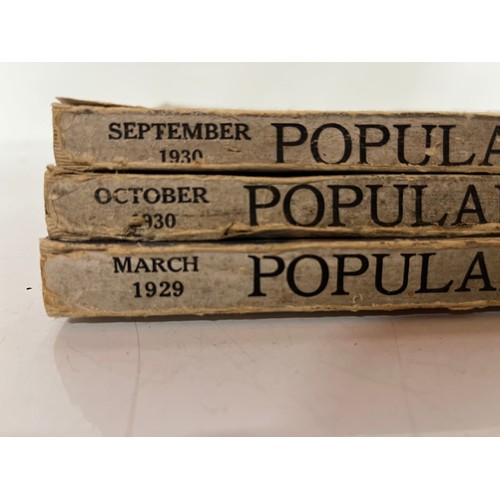 237 - Ephemera, 3 issues of US monthly magazine Popular Mechanics  from 1929 and 1930.

This lot is availa... 