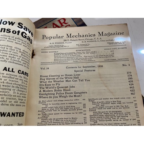 237 - Ephemera, 3 issues of US monthly magazine Popular Mechanics  from 1929 and 1930.

This lot is availa... 