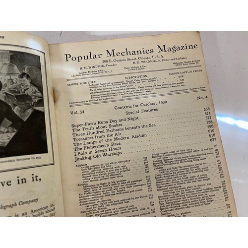 237 - Ephemera, 3 issues of US monthly magazine Popular Mechanics  from 1929 and 1930.

This lot is availa... 