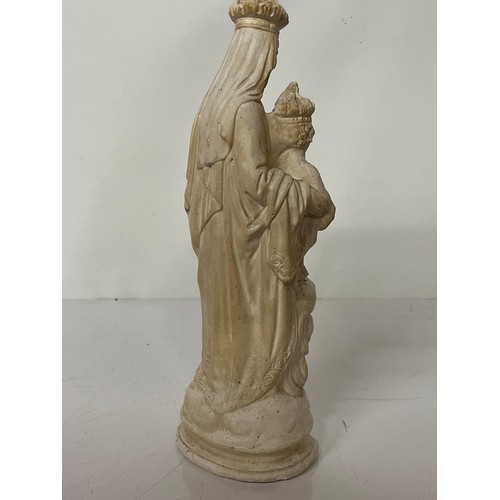 247 - Detailed plaster figure of Madonna and Child 

This lot is available for in-house shipping