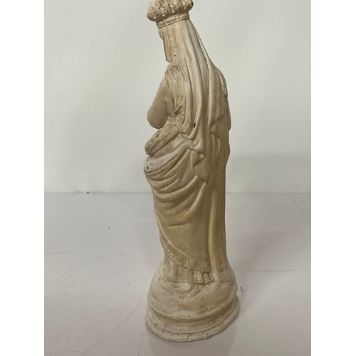 247 - Detailed plaster figure of Madonna and Child 

This lot is available for in-house shipping