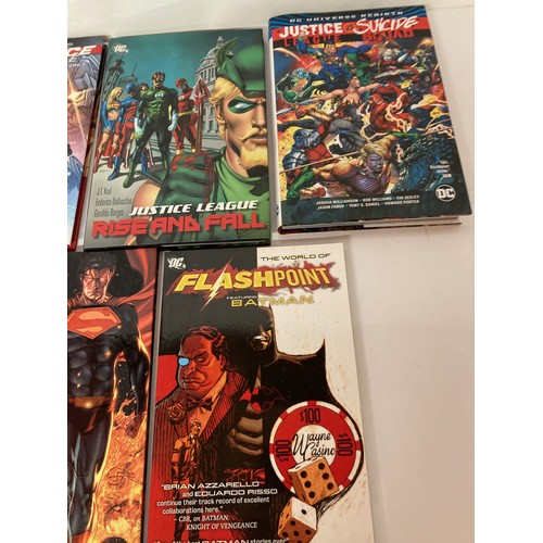 253 - DC & Marvel Comics, collection of Hardback Graphic Novels, 7 in all.

This lot is available for in-h... 