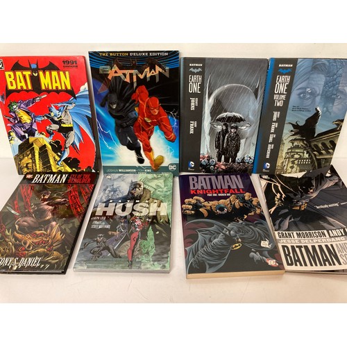 255 - Collection of hard backed and soft backed Graphic Novels, batman and others, part of a large collect... 