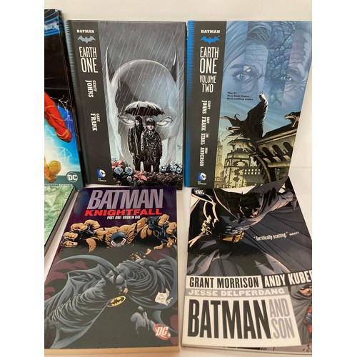 255 - Collection of hard backed and soft backed Graphic Novels, batman and others, part of a large collect... 