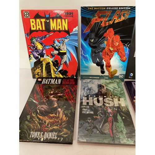 255 - Collection of hard backed and soft backed Graphic Novels, batman and others, part of a large collect... 