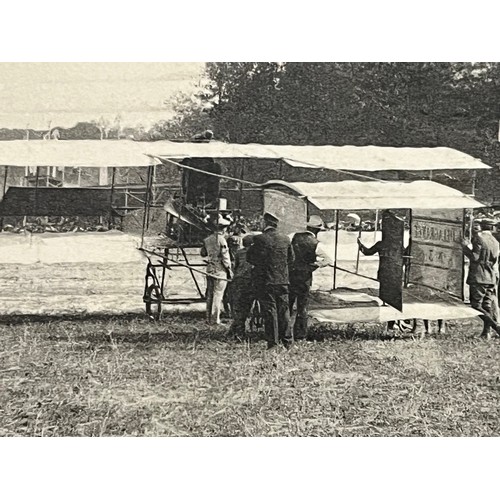 268 - Two photographic postcards of early French aviation scenes.

This lot is available for in-house ship... 