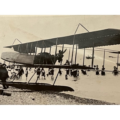 270 - Three photo postcards of competitors from early Daily Mail sponsored air race.

This lot is availabl... 