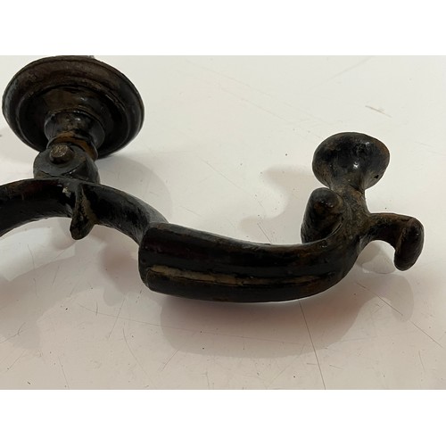 288 - Large English made cast iron door knocker, 8 inches long

This lot is available for in-house shippin... 