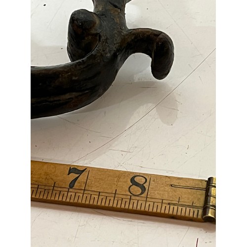 288 - Large English made cast iron door knocker, 8 inches long

This lot is available for in-house shippin... 