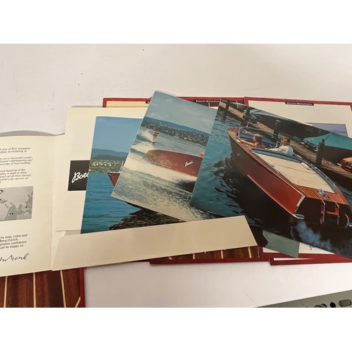 293 - Maritime ephemera, Boesch sales brochures from the early 1960’s when Boesch were the speed boat of c... 