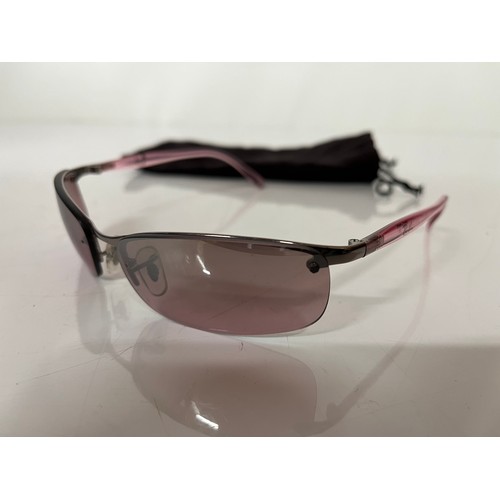 303 - Pair of Ray Ban sunglasses model 3271 with rose lenses.

This lot is available for in-house shipping